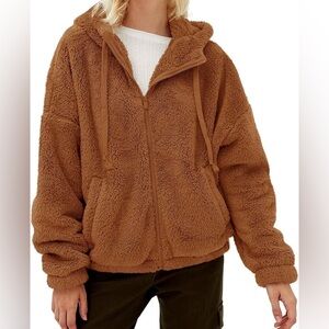 Lou & Grey for LOFT Sherpa hoodie